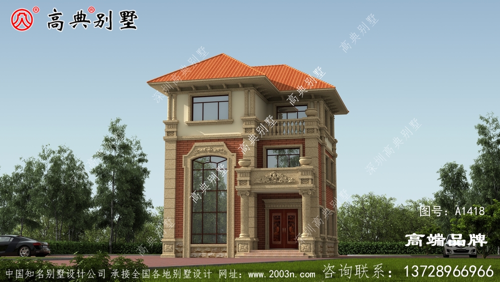 油然而生一种体面之感，立面造型更加连贯