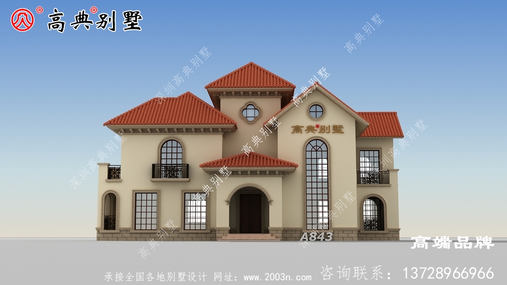这款两层农村别墅，适合建在农村养老，成本不高。