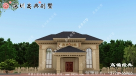 乡村二层楼图，采光靠它，关键是温暖。