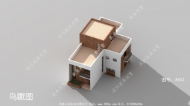 在乡村很受欢迎的现代风格两层别墅