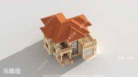 二层欧式风格别墅，现代式住宅
