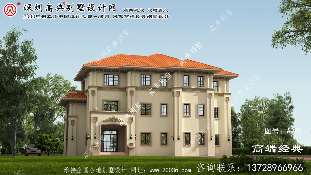 定南县经典独栋别墅效果图
