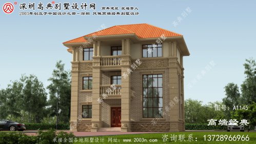 岚山区农村3层别墅设计图