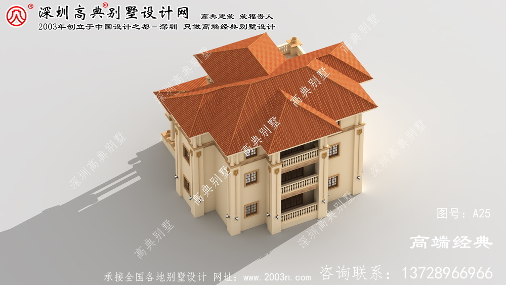 太和区三层欧式别墅设计图