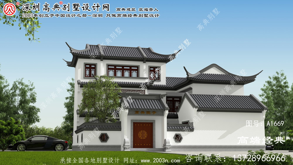 华容县农村自建苏式花园别墅，每次回家都是在享受一个假期。