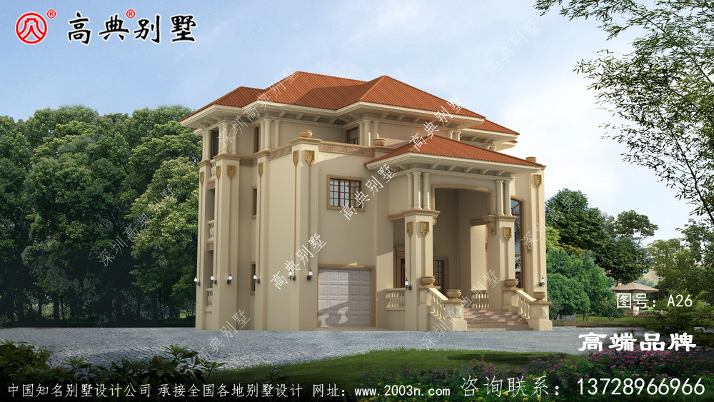 住宅三层设计图南方很多村里都能见到