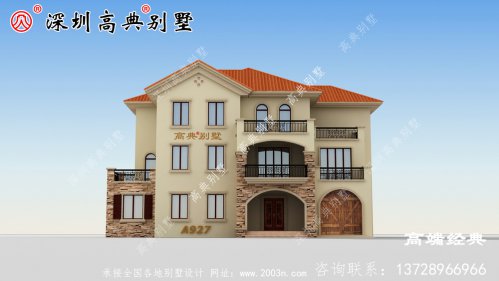 70万三层别墅设计图，在农村建房