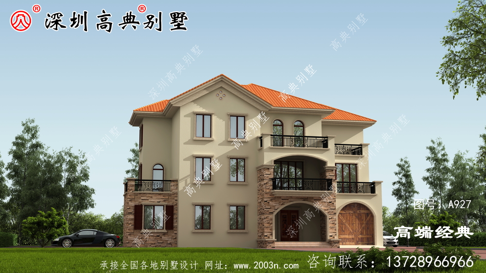 70万三层别墅设计图，在农村建房的话，建三层最实用