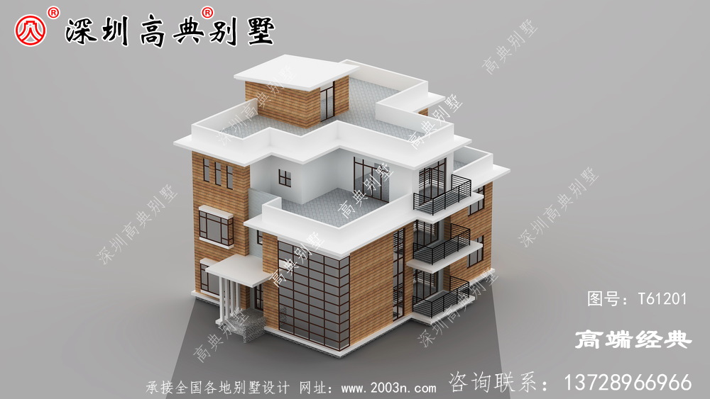 四层豪宅别墅设计图，内配复式客厅和健身房，生活低调有内涵。