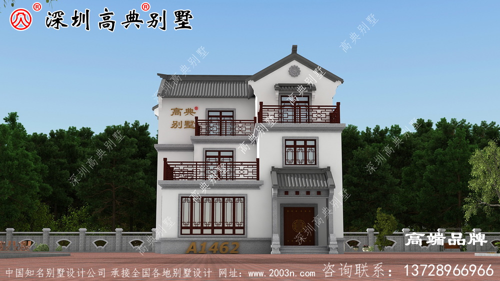 农村别墅设计图，一栋房子一个温暖的家