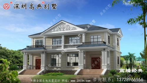 一栋二层别墅就是这样建造的，绝对没有人敢说