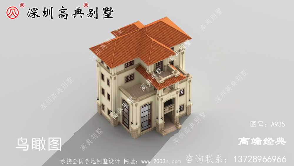 三层半农村楼房户型设计方案图