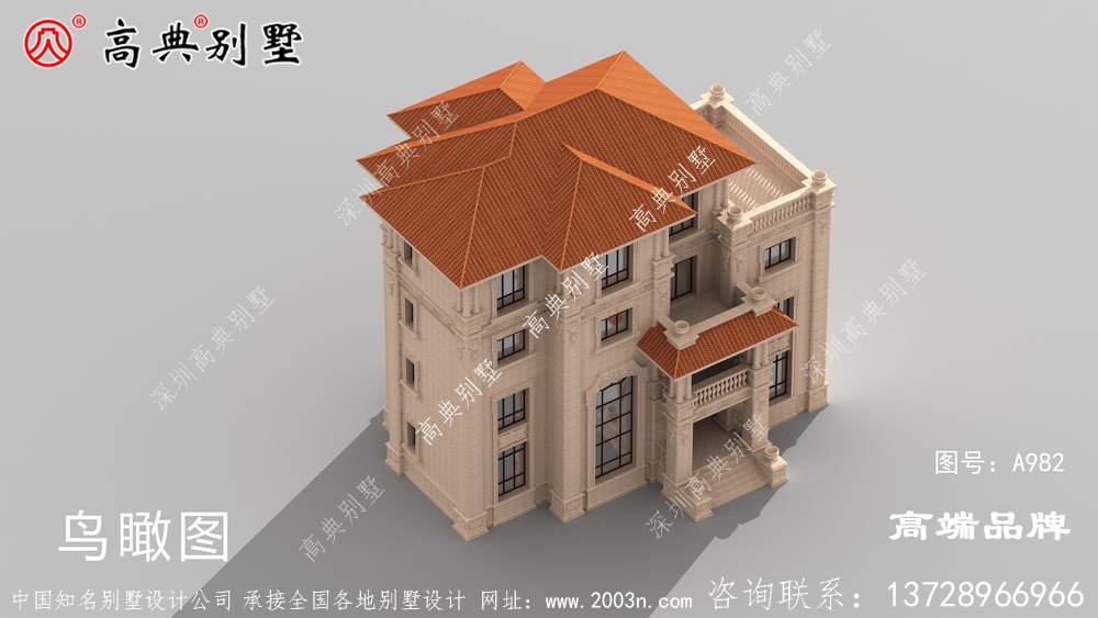 豪华欧式石材别墅，拥有这样的别墅人还真是极少