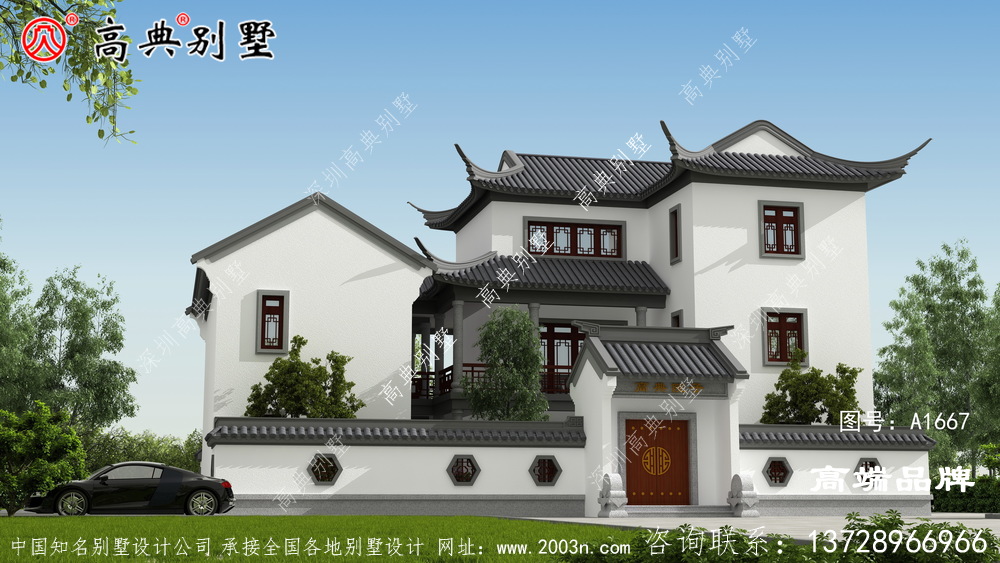 中式经典黑白配素雅别致，无过多装饰