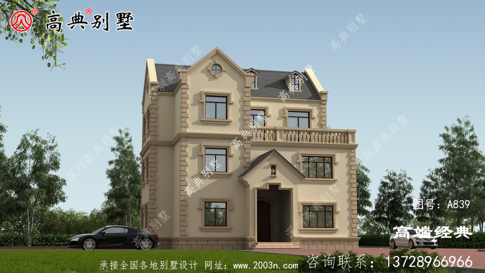 别墅建的好，隔壁村也都来参考