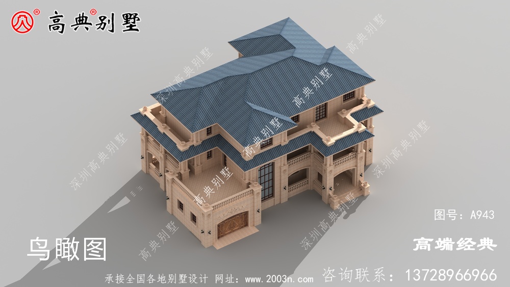 欧式自建别墅，豪华精致，建栋风光返乡