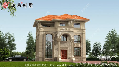 简欧复式三层别墅，经济又美观，