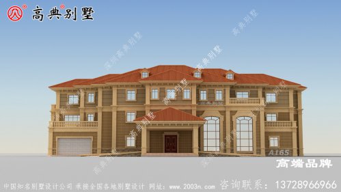 农村简约风格三层欧式别墅设计图