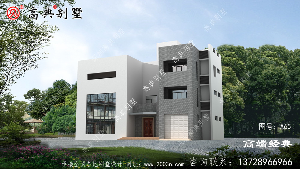 大户型现代风格三层别墅，增大更多活动空间