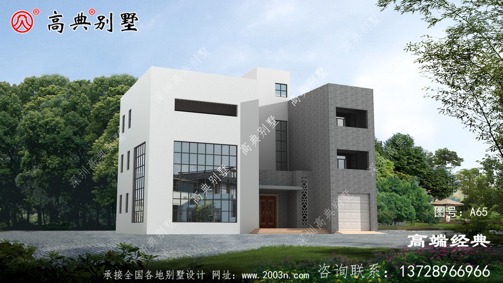 大户型现代风格三层别墅，增大更多活动空间